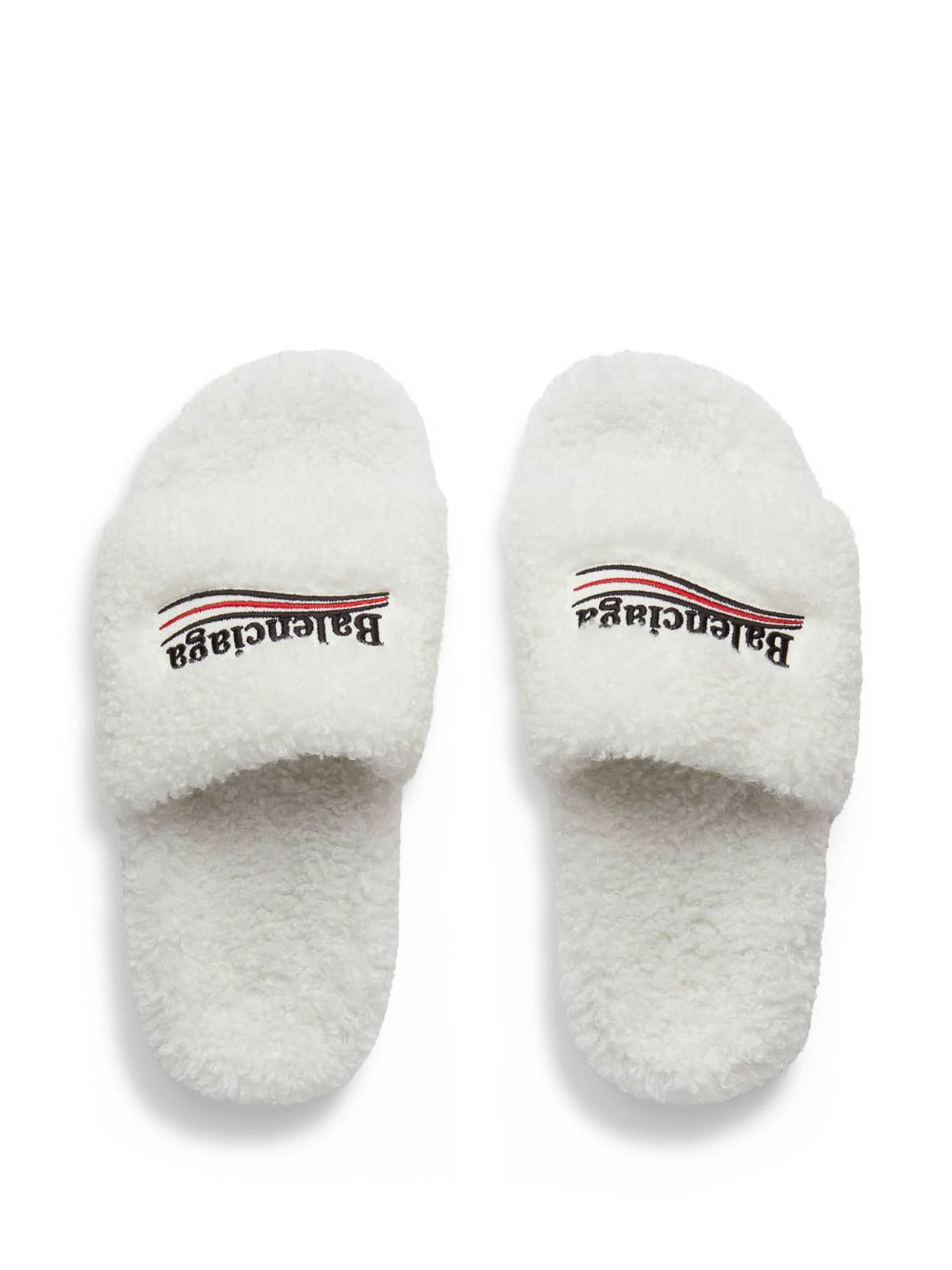 Balenciaga Fur Slides