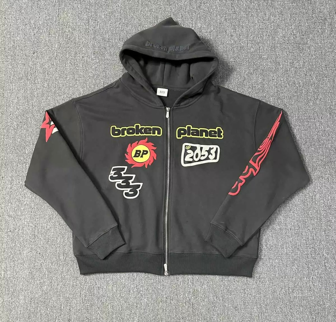 Broken Planet Zip Up Hoodie