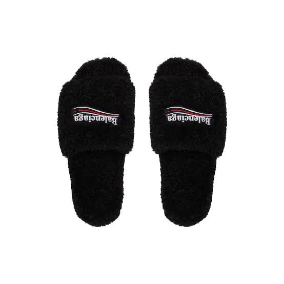 Balenciaga Fur Slides