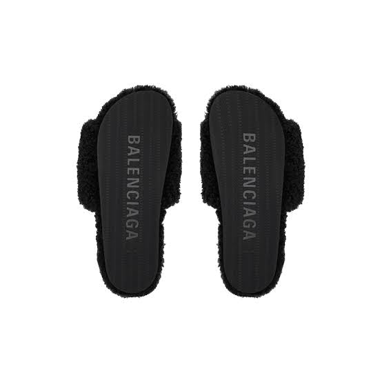 Balenciaga Fur Slides