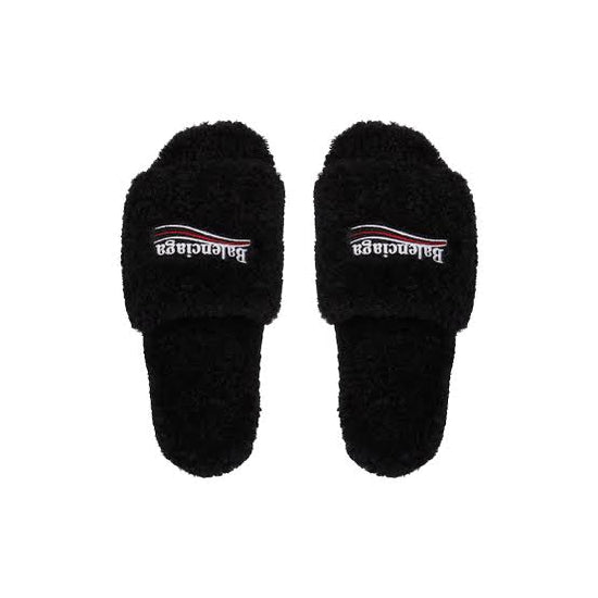 Balenciaga Fur Slides
